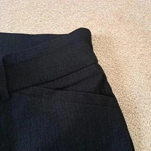 NWT Hilary Radley Black Pants Slim Leg Textured Stretch Size 6 Ankle-length Pant - Picture 5 of 11